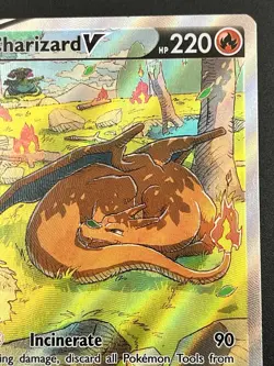 🔥Charizard V Black Star Promo SWSH260 AGS Full Art Holo 2022 NM🔥 - Image 4