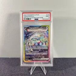 2024 Pokemon TERAPAGOS EX #170/142 Stellar Crown Special Illustration Rare PSA 9 - Image 1