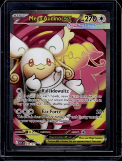 Mega Audino ex 253/217 Ultra Rare Ascended Heroes Pokemon Holo Near Mint - Image 1
