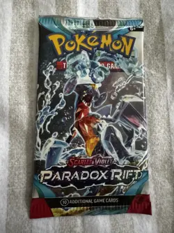 Pokemon TCG: Scarlet and Violet Paradox Rift x1 Booster Pack Sealed Garchomp - Image 1