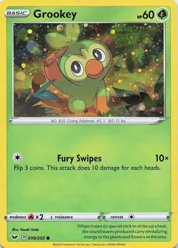 Grookey (Cosmos Holo) - Pokemon Holo Promo Blister Exclusives 010/202 DMG - Image 1