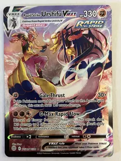 Rapid Strike Urshifu VMAX TG21/TG30 Astral Radiance Trainer Gallery Pokemon NM - Image 1