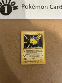 Pikachu 1st Edition Pokemon Card Lot Vintage WOTC - Image 1
