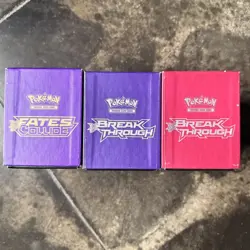 Pokemon XY Breakthrough ETB Opened mega Mewtwo X Y Fates Collide EMPTY - Image 4