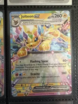 The Pokemon Company Jolteon ex 030/131 Prismatic Evolutions Holo Double Rare 260 - Image 1