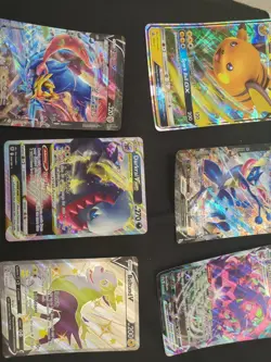 Pokemon Jumbo 6 Cards Lot Bundle Set TCG - Image 1