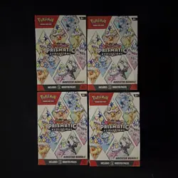 Pokemon TCG Prismatic Evolutions SEALED Booster Bundle Lot of 4 - Image 1