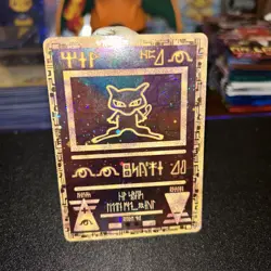 ✨Ancient Mew 2000 Movie Promo Holo. Pokemon Card Vintage WOTC Rare 🌀✨ - Image 1