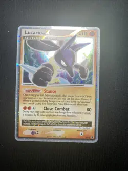 Pokemon TCG Lucario Lv X Promo Holo - Pokemon Promos Promotional Card - Image 1