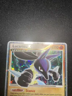 Pokemon TCG Lucario Lv X Promo Holo - Pokemon Promos Promotional Card - Image 3