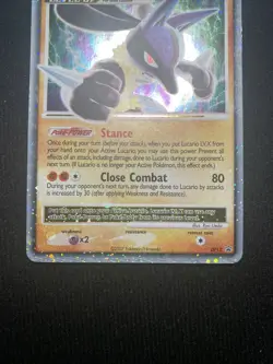 Pokemon TCG Lucario Lv X Promo Holo - Pokemon Promos Promotional Card - Image 5