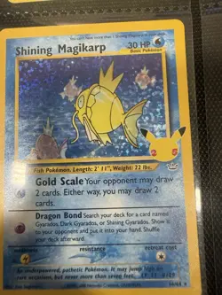 Nintendo Shining Magikarp 66/64 Neo Revelation Secret Rare Holo 30 HP Eng - Image 1