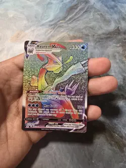 Pokemon TCG Kyurem VMAX 197/196 Lost Origin Rainbow Secret Rare NM/MT Condition - Image 1