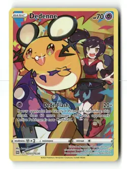 Dedenne TG07/TG30 Holo Brilliant Stars Trainer Gallery Pokemon NM - Image 1