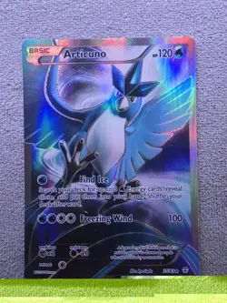 Pokemon Articuno Full Art Holo Rare Pokemon TCG Card 23/83 Generations - Image 2
