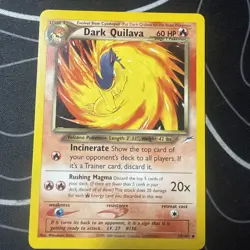 Pokemon TCG Neo Destiny #039/105 Dark Quilava - Image 1
