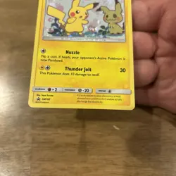Pokemon Pikachu SM162 Black Star Promo HOLO- 60 HP Saya Tsuruta 2019 Excellent - Image 3