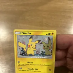 Pokemon Pikachu SM162 Black Star Promo HOLO- 60 HP Saya Tsuruta 2019 Excellent - Image 4