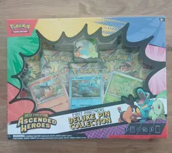 Pokemon TCG Ascended Heroes Deluxe Pin Collection New & Sealed 5 Packs Promo Pin - Image 1