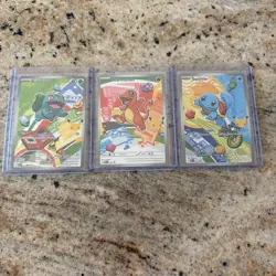 Pokemon TCG First Partner Illustration Collection Series 1 Kanto Starters - Image 1