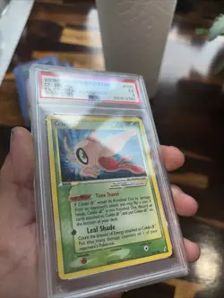 PSA 5 EX Celebi Gold Star 100/100 Pokemon EX Crystal Guardians - Image 5