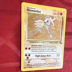 The Pokemon Company Hitmonlee 7/62 Fossil Holo Rare 60 HP English Unlimited - Image 5