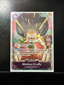ONE PIECE - Monkey.D.Luffy Bandai Card Games Fest 25-26 Stamped Promo, OP07-073 - Image 1