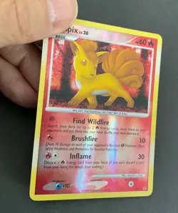 Vulpix Shiny SH6 Reverse Holo Rare Platinum Base Set Pokemon Pokemon Card LP - Image 2