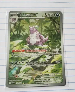 Pokemon Scarlet And Violet 151 Nidoking 174/165 Illustration Rare - Image 1