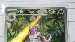 Pokemon Scarlet And Violet 151 Nidoking 174/165 Illustration Rare - Image 3