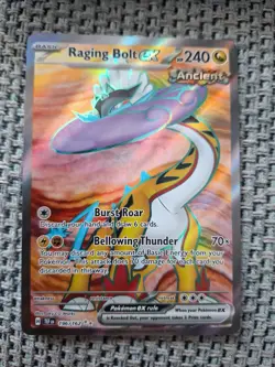 Raging Bolt ex 196/162 Full Art - Temporal Forces Pokemon Card - Image 1