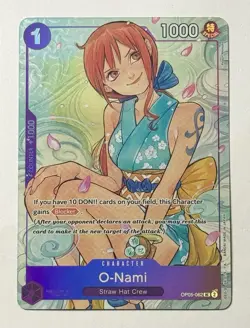 2025 ONE PIECE PROMOS ILLUSTRATION BOX VOL.1 #062 O-NAMI English (2x) Cards - Image 5