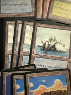 Lot Of 21: Magic: The Gathering Ice Age Land Cards - 4 Snow-covered - Image 3