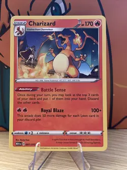 Charizard 2025 McDonald’s Happy Meal Pokemon Promo Card M24 001/015 NM - Image 1