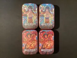 ONE PIECE Gol.D.Roger & Monkey.D.Luffy Tin Pack Set Vol. 1 Sealed x2 - Image 1