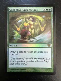 MTG FOIL Collective Unconscious - 8th Edition Magic Card # 238 Near Mint - Image 1