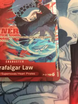 Trafalgar Law P-017 Winner Stamp One Piece - Image 2