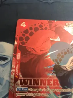 Trafalgar Law P-017 Winner Stamp One Piece - Image 4