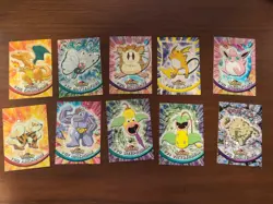 1999 Topps Pokemon Cards Lot Of 10 w/ Charizard Blue Logo Non-Holo - Image 1