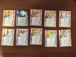1999 Topps Pokemon Cards Lot Of 10 w/ Charizard Blue Logo Non-Holo - Image 2