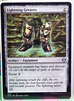 Magic the Gathering MTG TCG Lightning Greaves #269 (NM) (Non-Foil) (U) (SCD) - Image 1
