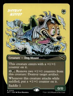 District Mascot (Borderless) 344 Aetherdrift NM/M MTG - Image 1