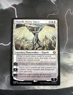 MTG Elspeth Storm Slayer Mythic Card #0011 Tarkir: Dragonstorm Regular - Image 2