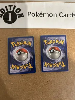 Persian + Meowth 1st Edition Pokemon Card Lot Vintage WOTC - Image 2