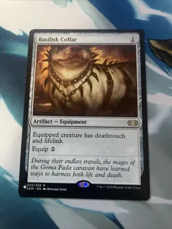 Basilisk Collar The List Double Masters Regular MTG NM - Image 1