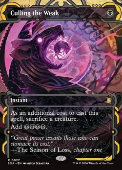 Magic The Gathering MTG CULLING THE WEAK Mystical Archive NM Near Mint - Image 1