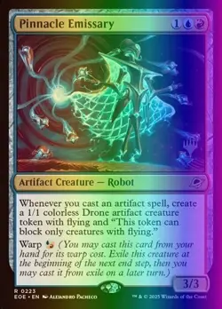 MTG Pinnacle Emissary (223/160) Edge of Eternities Promos NM FOIL- Stamped - Image 1