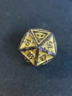 Mtg Secrets of Strixhaven Oversized D20 SPINDOWN Dice Codex Bundle Life Counter - Image 1