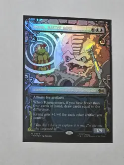 Krang, Master Mind - Foil - Borderless - Turtles- Near Mint - MTG - Image 1