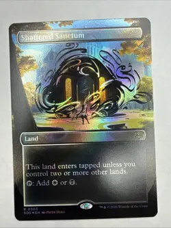 Shattered Sanctum (Borderless) Secrets of Strixhaven Foil NM - Image 1